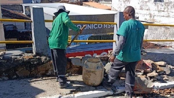 LADEIRA DA VITÓRIA RECEBE AÇÃO EMERGENCIAL APÓS ACIDENTE QUE DANIFICOU GUARDA-CORPO