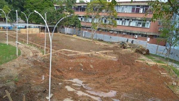 COMEÇAM AS OBRAS DO NÚCLEO DE ESTUDOS DE ARQUEOLOGIA DA UESC