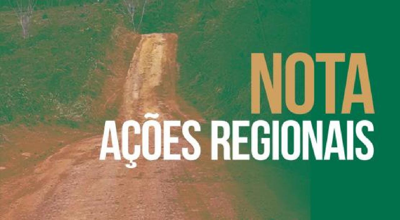 NOTA SUPERINTENDÊNCIA DE AÇÕES REGIONAIS NOTA SUPERINTENDÊNCIA DE AÇÕES REGIONAIS