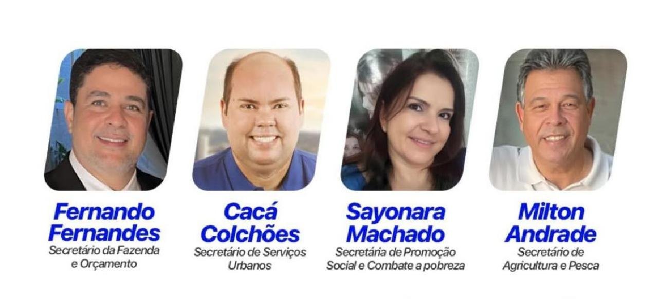 PREFEITO VALDERICO JÚNIOR ANUNCIA NOVOS SECRETÁRIOS PREFEITO VALDERICO JÚNIOR ANUNCIA NOVOS SECRETÁRIOS