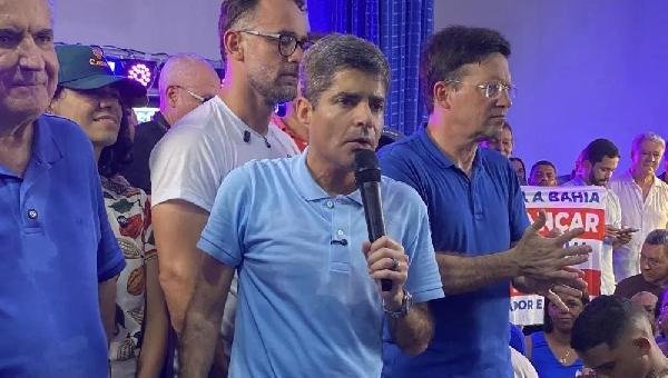 EM GANDU, ACM NETO CRITICA JERÔNIMO POR FILA DA REGULAÇÃO E OBRAS DO HOSPITAL MUNICIPAL