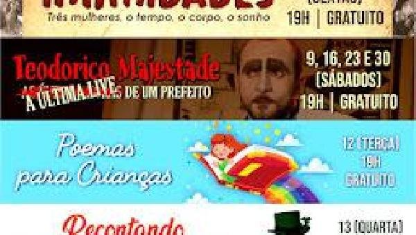 TEATRO POPULAR DE ILHÉUS TEM RICA PROGRAMAÇÃO VIRTUAL PARA OUTUBRO 