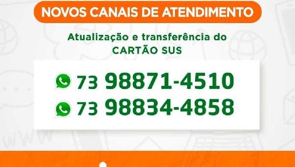 PREFEITURA DE ILHÉUS OFERECE ATENDIMENTO REMOTO PARA SERVIÇOS DO CARTÃO SUS
