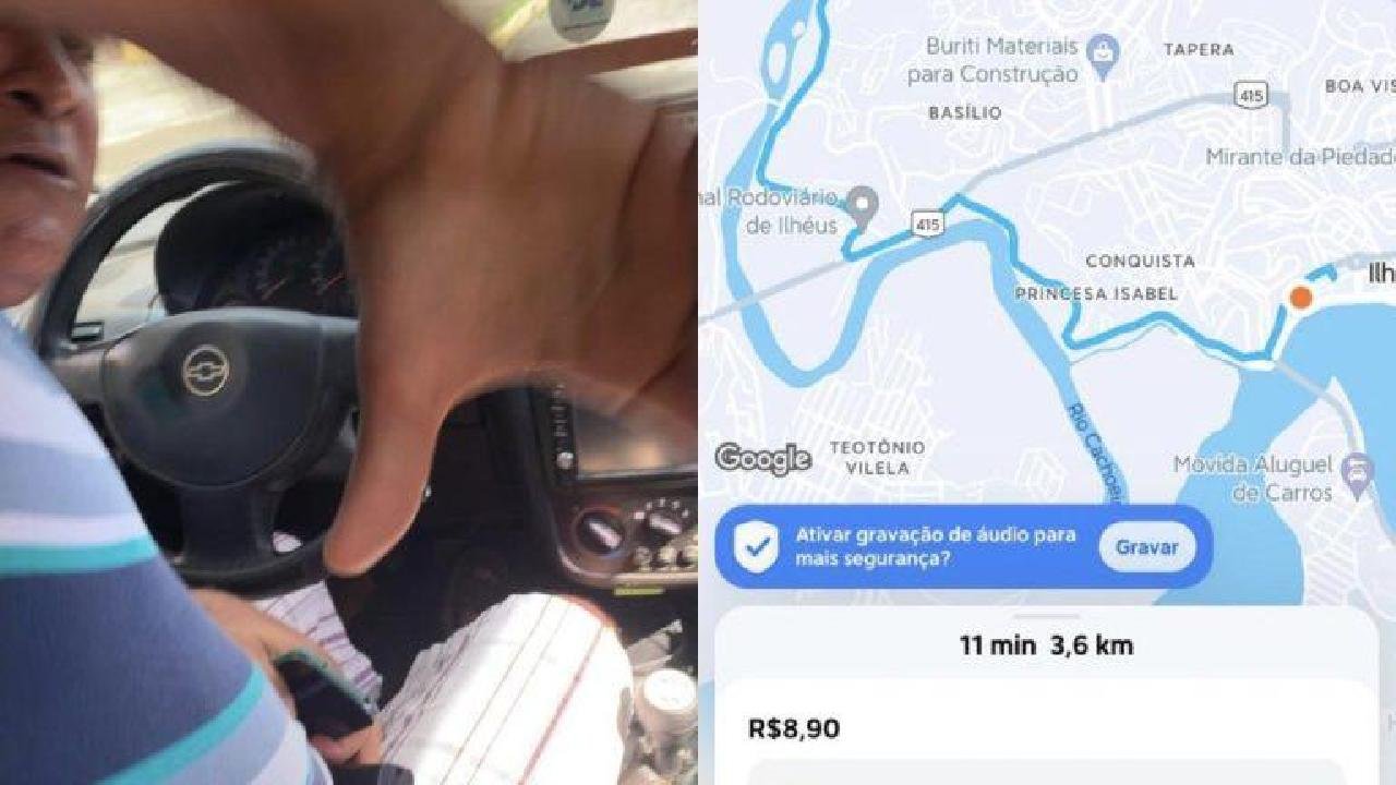 MOTORISTA DE APP AMEAÇA PASSAGEIROS COM TASER DE CHOQUE E PORTA ARMA BRANCA DENTRO DE VEÍCULO MOTORISTA DE APP AMEAÇA PASSAGEIROS COM TASER DE CHOQUE E PORTA ARMA BRANCA DENTRO DE VEÍCULO