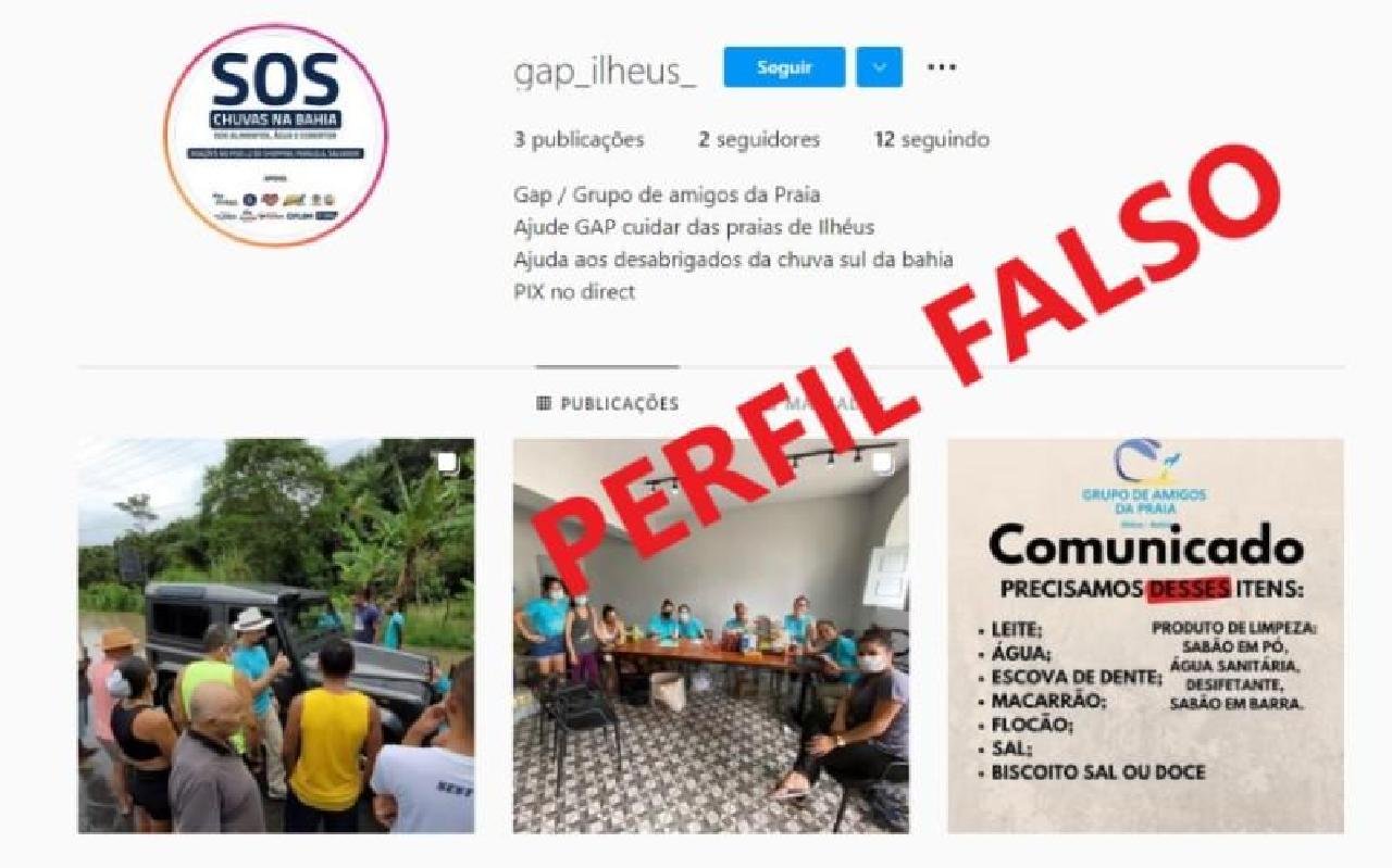 GAP-ILHÉUS DENUNCIA USO DO NOME DA ENTIDADE EM GOLPE DO PIX FALSO