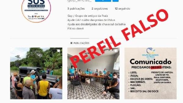 GAP-ILHÉUS DENUNCIA USO DO NOME DA ENTIDADE EM GOLPE DO PIX FALSO