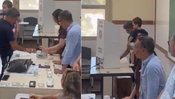ACM NETO VOTA EM SALVADOR E DECLARA CONFIANÇA EM VITÓRIA NO PRIMEIRO TURNO