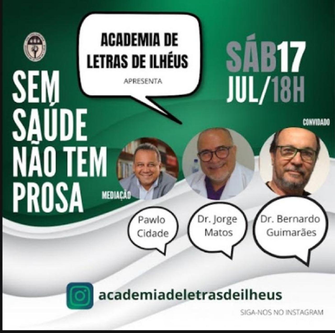 ACADEMIA DE LETRAS REALIZA QUARTA EDIÇÃO DO “TERTÚLIAS ACADÊMIAS” PRÓXIMO SÁBADO, DIA 17. ACADEMIA DE LETRAS REALIZA QUARTA EDIÇÃO DO “TERTÚLIAS ACADÊMIAS” PRÓXIMO SÁBADO, DIA 17.