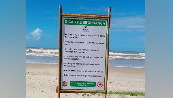 ORIENTAÇÕES DE SEGURANÇA REFORÇAM CUIDADOS PARA BANHO DE MAR EM ILHÉUS