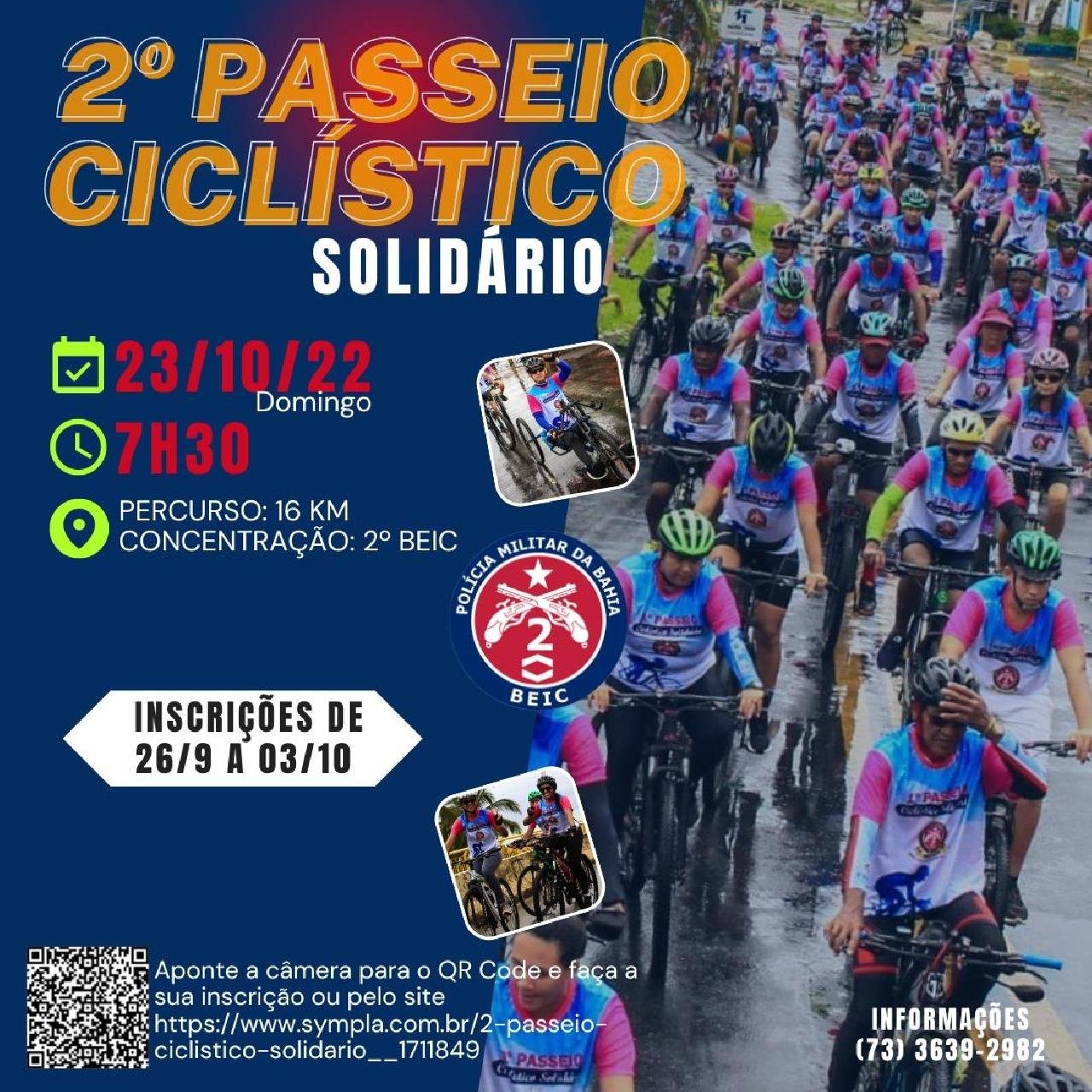 INSCRIÇÕES ABERTAS PARA O 2° PASSEIO CICLÍSTICO SOLIDÁRIO EM ILHÉUS INSCRIÇÕES ABERTAS PARA O 2° PASSEIO CICLÍSTICO SOLIDÁRIO EM ILHÉUS