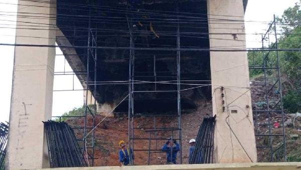 INICIADA RECUPERAÇÃO DO VIADUTO CATALÃO