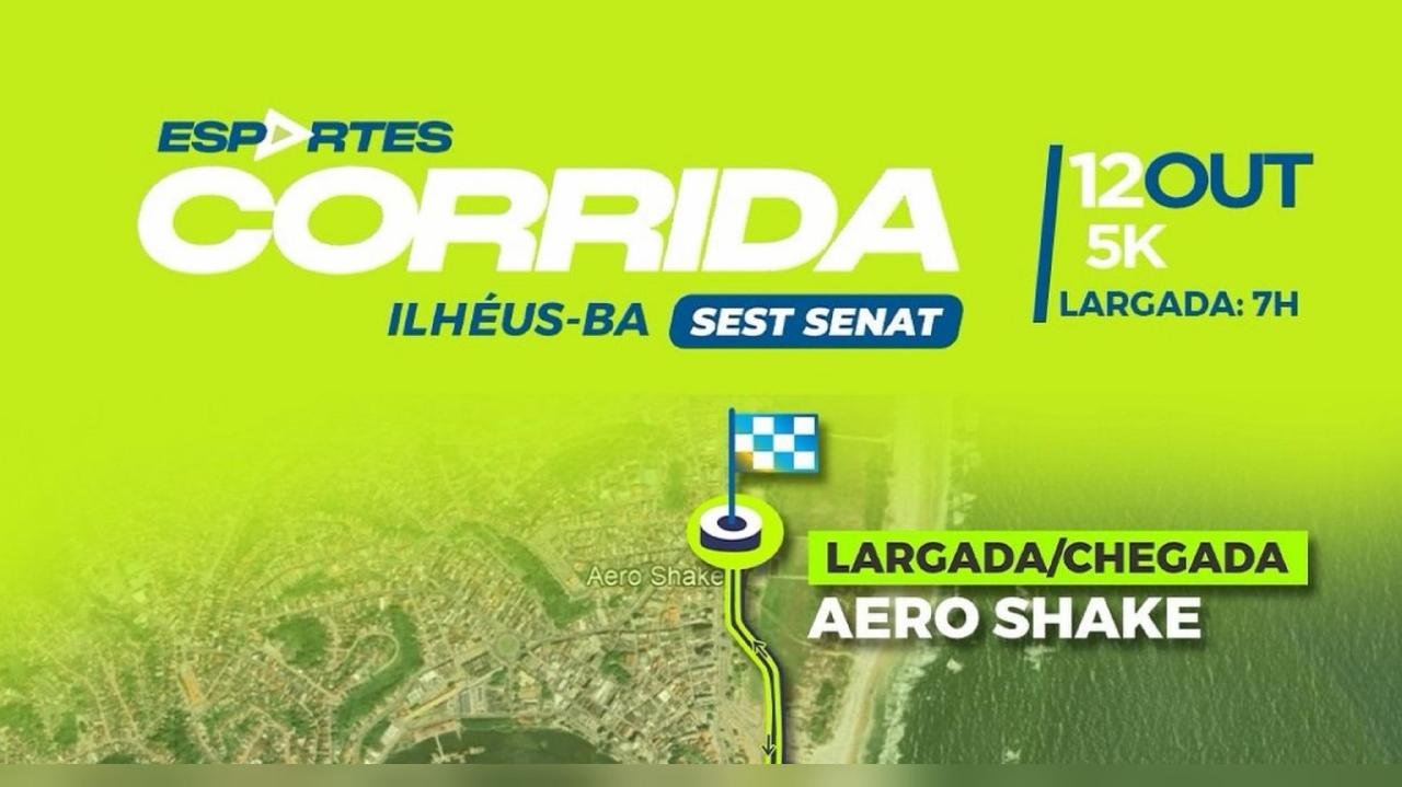 CORRIDA SEST SENAT PROMETE MOVIMENTAR ILHÉUS NESTE DOMINGO, 12 CORRIDA SEST SENAT PROMETE MOVIMENTAR ILHÉUS NESTE DOMINGO, 12