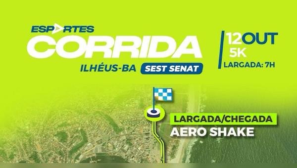 CORRIDA SEST SENAT PROMETE MOVIMENTAR ILHÉUS NESTE DOMINGO, 12