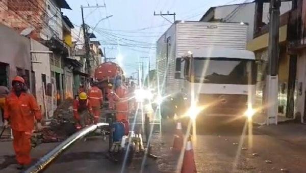 MORADOR DE ILHÉUS DENUNCIA DESORGANIZAÇÃO EM OBRA DE TUBULAÇÃO E RELATA CAOS NO TRÂNSITO DA ZONA NORTE