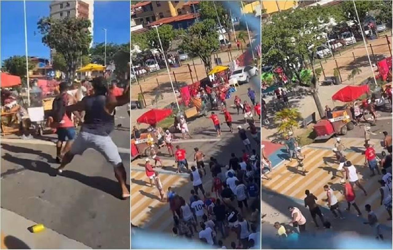 TORCEDORES DO VITÓRIA E DO BARCELONA DE ILHÉUS ENTRAM EM CONFRONTO NO ENTORNO DO ESTÁDIO MARIO PESSOA TORCEDORES DO VITÓRIA E DO BARCELONA DE ILHÉUS ENTRAM EM CONFRONTO NO ENTORNO DO ESTÁDIO MARIO PESSOA