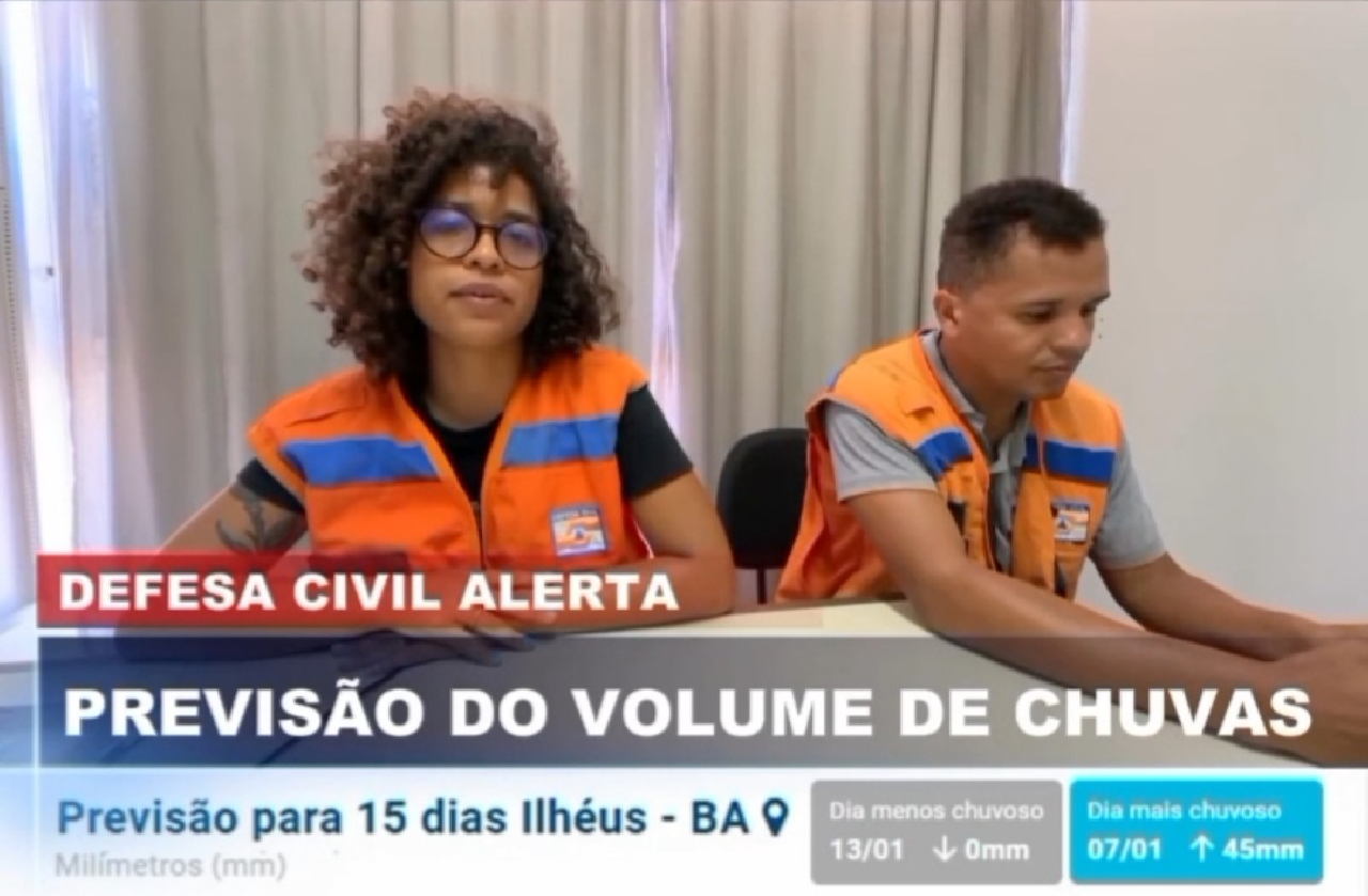 DEFESA CIVIL DE ILHÉUS EMITE NOVO ALERTA DEFESA CIVIL DE ILHÉUS EMITE NOVO ALERTA