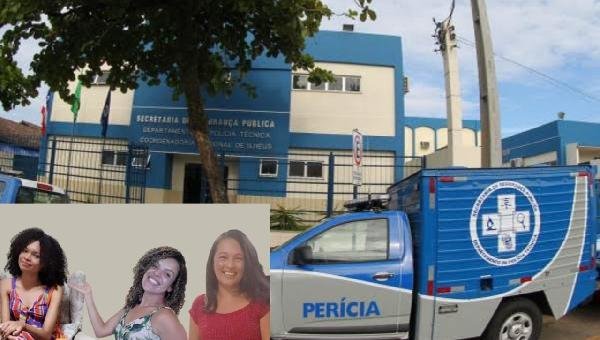 CORPOS DAS TRÊS MULHERES ASSASSINADAS NA PRAIA DO SUL SÃO LIBERADOS PELO DPT PARA VELÓRIO