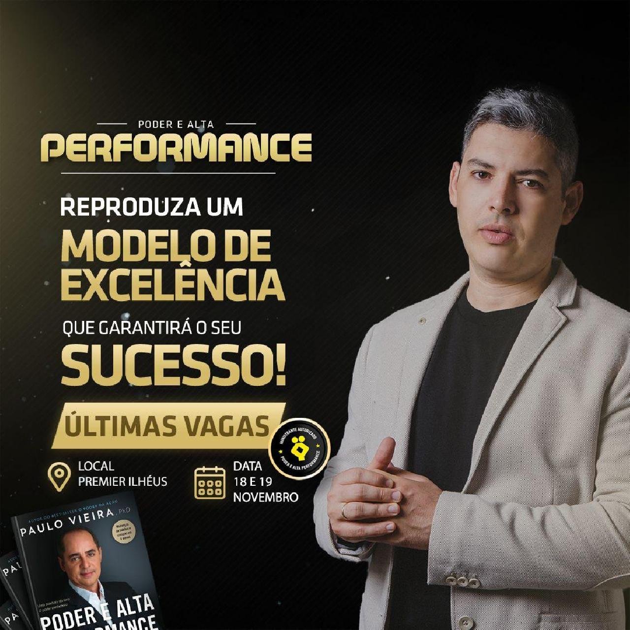 MINISTRAÇÃO COM O MASTER COACH VALTER VIEIRA PROMETE TRANSFORMAÇÃO PESSOAL E PROFISSIONAL 