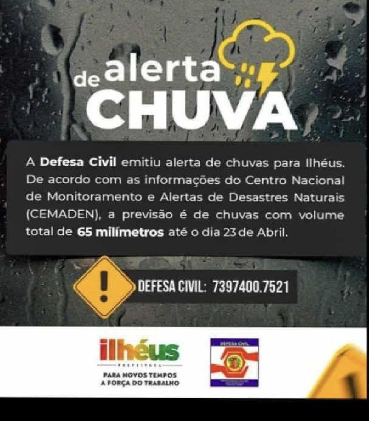 POPULAÇÃO RELATA DIFICULDADES PARA ENTRAR EM CONTATO COM A DEFESA CIVIL DE ILHÉUS 