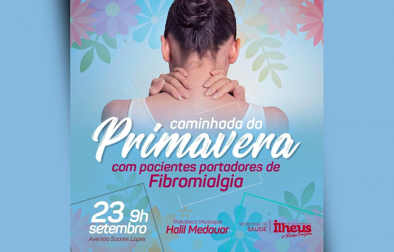 POLICLÍNICA MUNICIPAL REALIZA CAMINHADA EM APOIO AOS PORTADORES DE FIBROMIALGIA POLICLÍNICA MUNICIPAL REALIZA CAMINHADA EM APOIO AOS PORTADORES DE FIBROMIALGIA