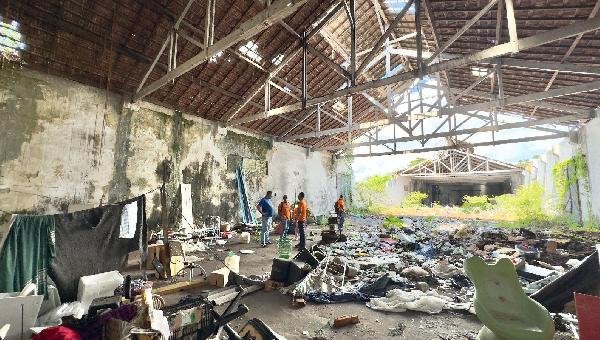 AÇÃO SOCIAL GARANTE ACOLHIMENTO E SEGURANÇA PARA ABRIGADOS DOS ANTIGOS GALPÕES DA CODEBA EM ILHÉUS
