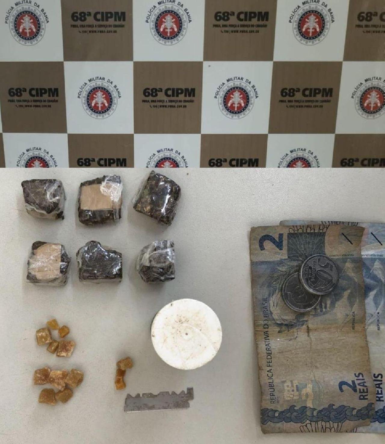 HOMEM É PRESO COM CRACK E MACONHA, NO BAIRRO DA CONQUISTA, EM ILHÉUS