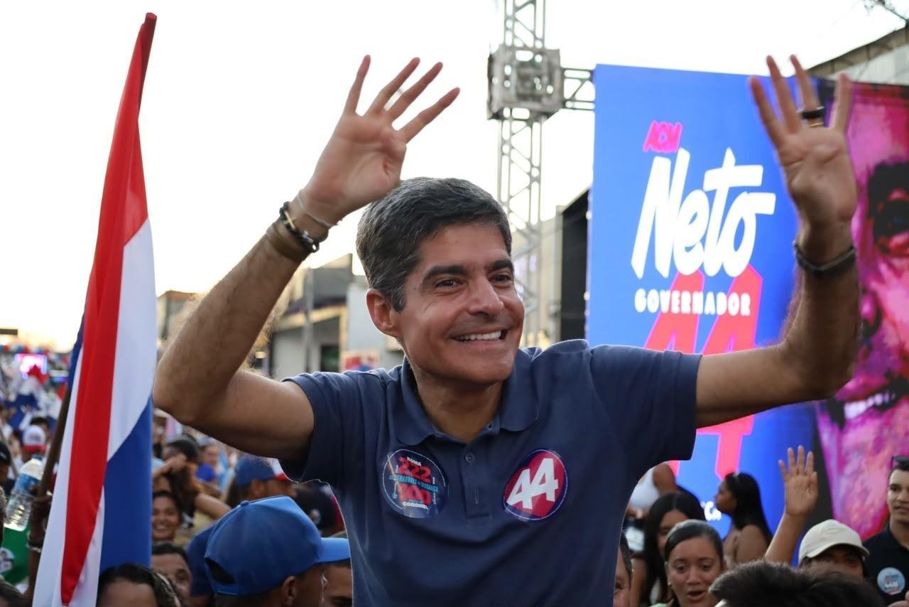 ACM NETO LIDERA INTENÇÕES DE VOTO PARA O GOVERNO DA BAHIA; TENDÊNCIA É DE CRESCIMENTO DA REGIÃO SUL 