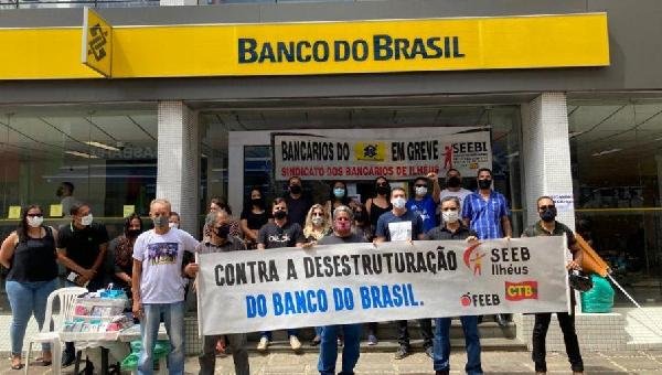 BANCÁRIOS DO BB FAZEM PARALISAÇÃO NESTA QUARTA-FEIRA 