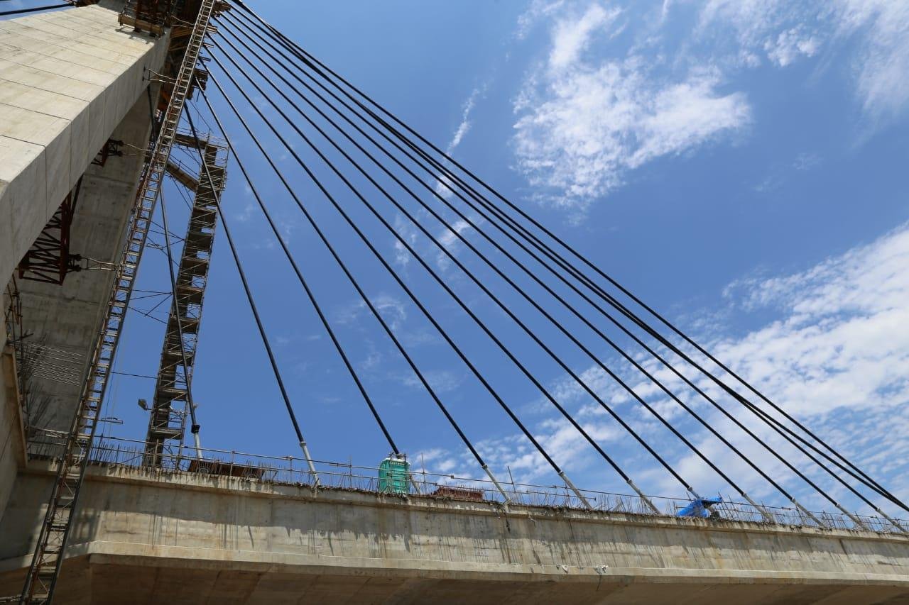 OBRAS DA NOVA PONTE EM RITMO ACELERADO OBRAS DA NOVA PONTE EM RITMO ACELERADO