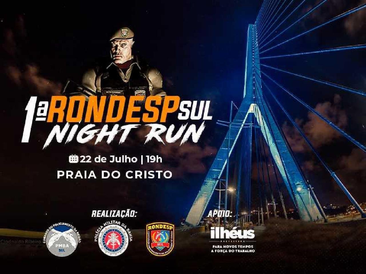 1ª RONDESP SUL NIGHT RUN MARCA COMEMORAÇÃO DOS 10 ANOS DE IMPLANTAÇÃO DA COMPANHIA NA REGIÃO 1ª RONDESP SUL NIGHT RUN MARCA COMEMORAÇÃO DOS 10 ANOS DE IMPLANTAÇÃO DA COMPANHIA NA REGIÃO