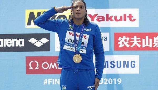 BAIANA ANA MARCELA É TETRACAMPEÃ NA MARATONA AQUÁTICA