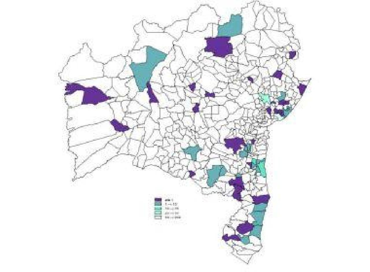 COVID-19: VINTE CIDADES COM MENOS DE 30 MIL HABITANTES REGISTRAM CASOS NA BAHIA COVID-19: VINTE CIDADES COM MENOS DE 30 MIL HABITANTES REGISTRAM CASOS NA BAHIA