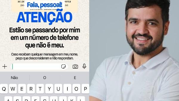 PREFEITO VALDERICO JÚNIOR ALERTA PARA PERFIL FALSO USANDO SEU NOME NO WHATSAPP