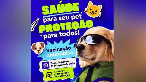 CONFIRA O CRONOGRAMA DA VACINAÇÃO ANTIRRÁBICA PARA CÃES E GATOS EM ILHÉUS