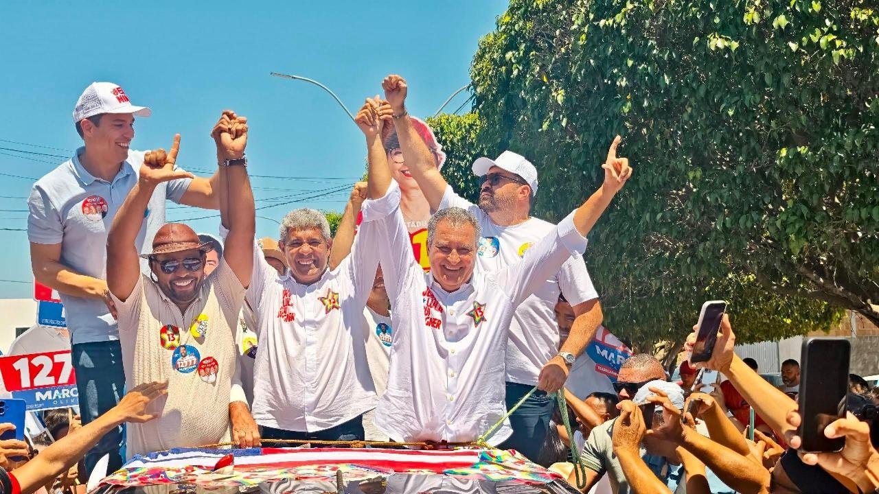 MAIS UM: EX-ALIADO DE ACM NETO, PREFEITO DE SANTALUZ REAFIRMA APOIO A JERÔNIMO EM CARREATA E FORTALECE BASE DO PT NO SISAL