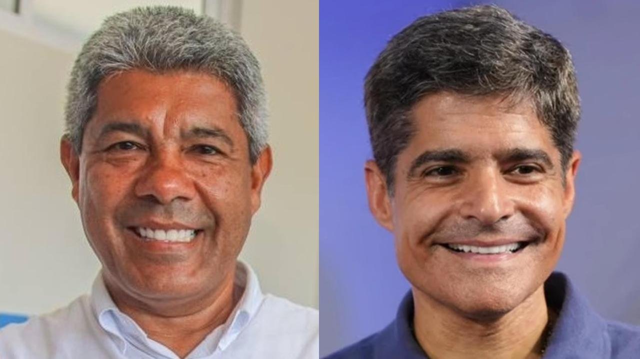 ACM NETO E JERÔNIMO APARECEM EMPATADOS TECNICAMENTE EM NOVA PESQUISA QUAEST PARA O GOVERNO DA BAHIA