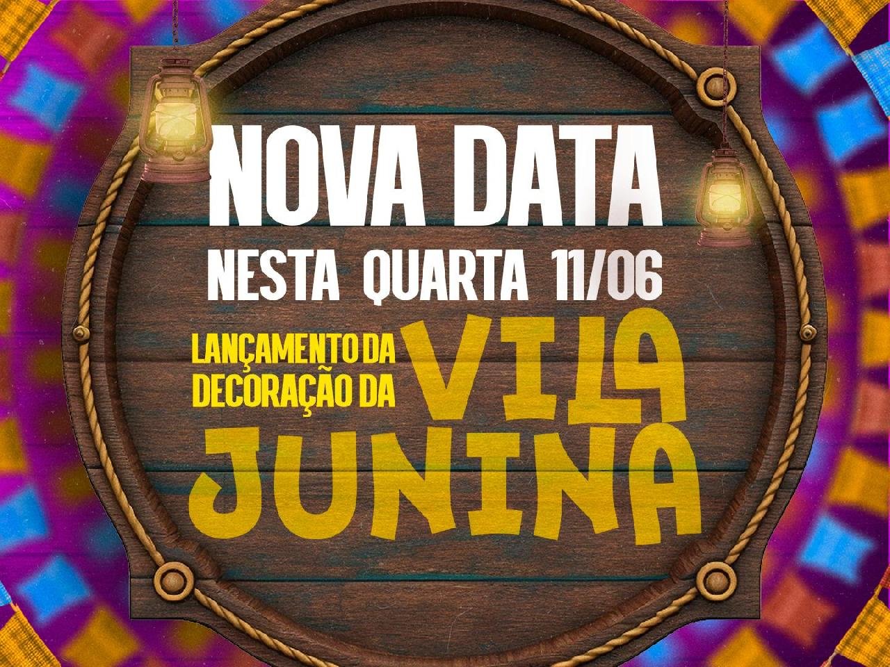 NOVA DATA: INAUGURAÇÃO DA DECORAÇÃO DO MEU SÃO JOÃO AMADO SERÁ NESTA QUARTA (11) NOVA DATA: INAUGURAÇÃO DA DECORAÇÃO DO MEU SÃO JOÃO AMADO SERÁ NESTA QUARTA (11)