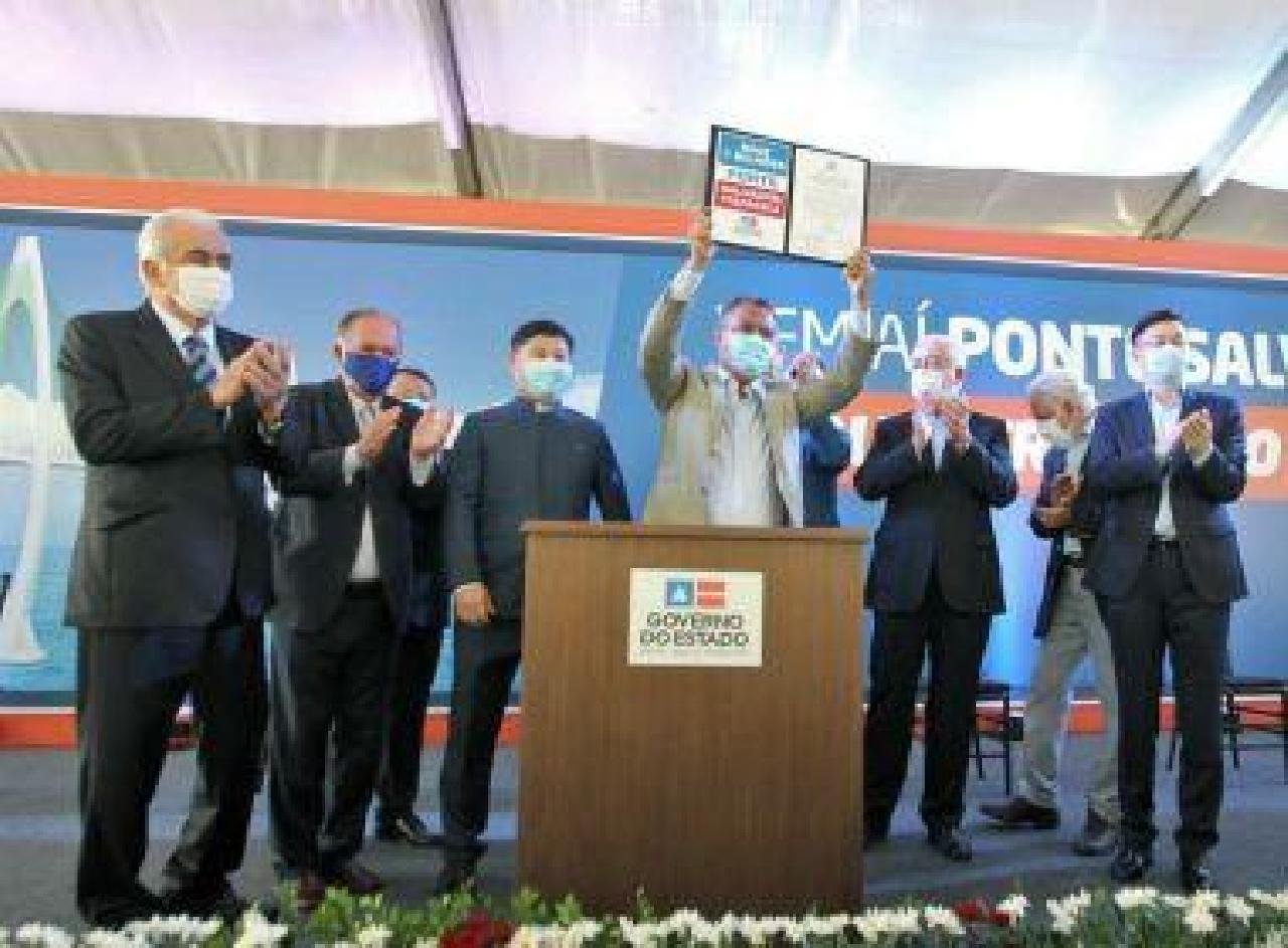 GOVERNO DA BAHIA ASSINA CONTRATO PARA CONSTRUÇÃO DA PONTE SALVADOR-ITAPARICA GOVERNO DA BAHIA ASSINA CONTRATO PARA CONSTRUÇÃO DA PONTE SALVADOR-ITAPARICA