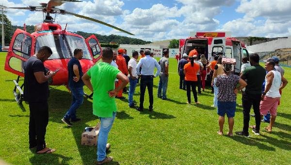 SAMU DE ILHÉUS REALIZA PRIMEIRA OPERAÇÃO COM SUPORTE AEROMÉDICO