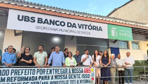 NOVA UBS DO BANCO DA VITÓRIA É ENTREGUE NO ANIVERSÁRIO DE 492 ANOS DE ILHÉUS