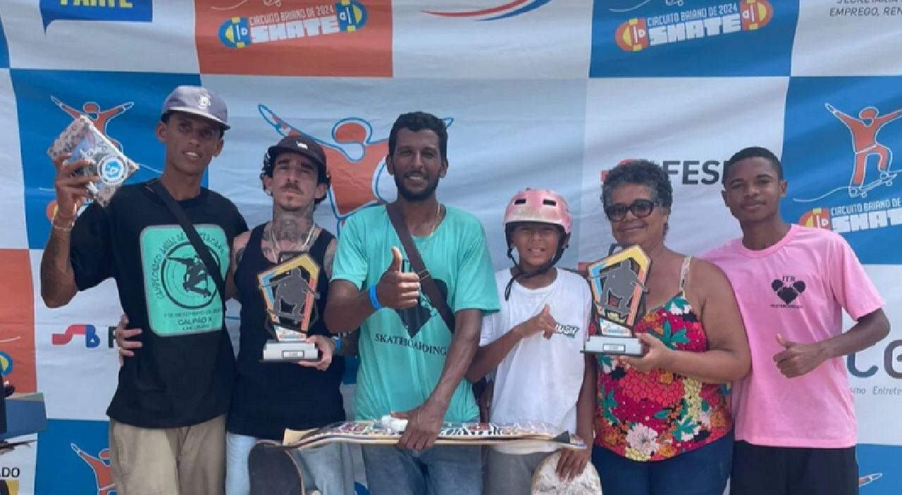 SKATISTAS ILHEENSES BRILHAM NA 4ª ETAPA DO CIRCUITO BAIANO DE SKATE E SE CLASSIFICAM PARA O CAMPEONATO BRASILEIRO
