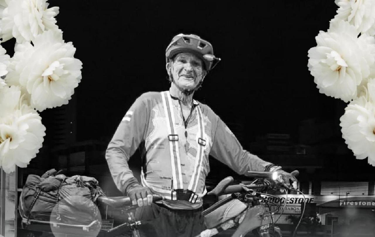 CICLISTAS HOMENAGEIAM JOSÉ CARLOS NOGUEIRA LIMOEIRO, DE 79 ANOS, MORTO APÓS UM ACIDENTE EM OLIVENÇA