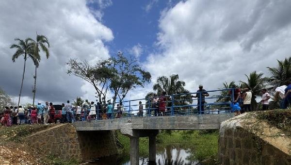 NOVA PONTE DO JAPU É ENTREGUE APÓS SUBSTITUIÇÃO DE ANTIGA ESTRUTURA DE MADEIRA