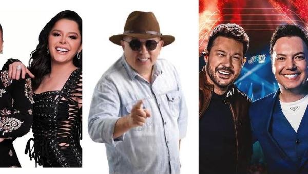 CONHEÇA OS CACHÊS DE MAIARA & MARAISA, JOÃO BOSCO & VINÍCIUS E CACAU COM LEITE NO MEU SÃO JOÃO AMADO
