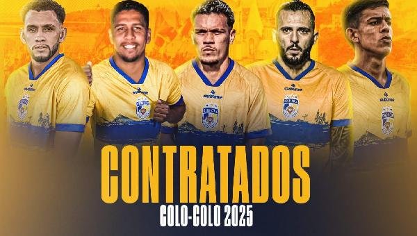 COLO-COLO ANUNCIA MAIS CONTRATAÇÕES PARA A TEMPORADA 2025