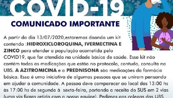COVID-19: VIGILÂNCIAS SANITÁRIA FISCALIZAM IGREJA POR DISTRIBUIR MEDICAMENTO EM TEIXEIRA DE FREITAS