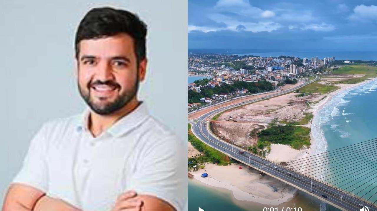 “A CIDADE AGORA TEM PREFEITO”, DIZ VALDERICO JÚNIOR AO FALAR SOBRE LIMPEZA DA PRAIA DA AVENIDA SOARES LOPES