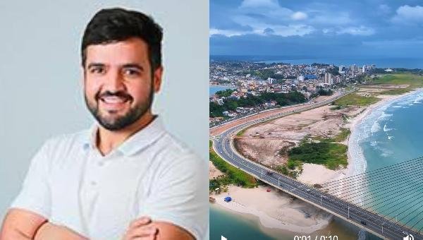 “A CIDADE AGORA TEM PREFEITO”, DIZ VALDERICO JÚNIOR AO FALAR SOBRE LIMPEZA DA PRAIA DA AVENIDA SOARES LOPES