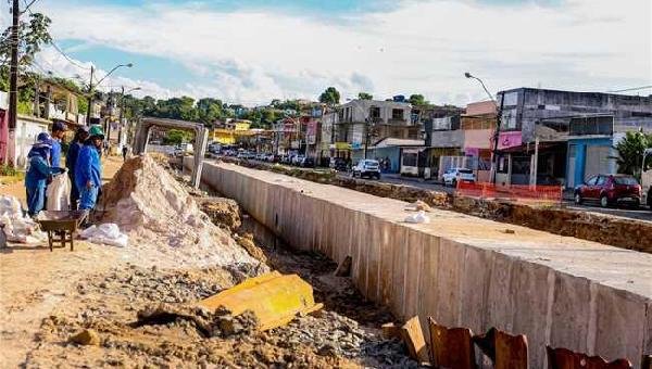 OBRA DO CANAL DO MALHADO ATINGE 30% DE CONCLUSÃO E COMEÇA A GANHAR FORMA 