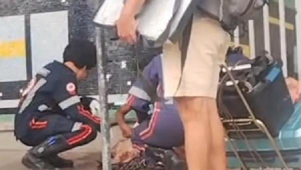 PARTO ACONTECE EM CALÇADA DA RODOVIÁRIA DE ILHÉUS NA MANHÃ DESTA QUINTA-FEIRA (23)